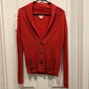 Coral cardigan
